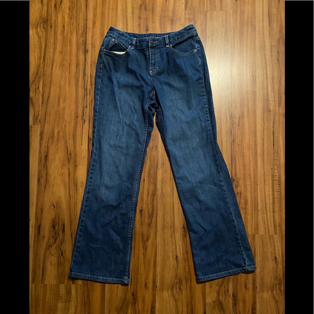 Liz Claiborne Women’s Bootcut Straight Leg 5 Pocket Jeans Size 6